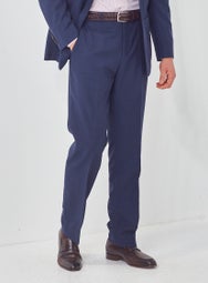 Amalfi Navy Textured Trouser