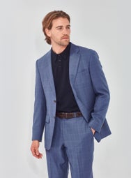 Barca Steel Blue Glen Check Suit