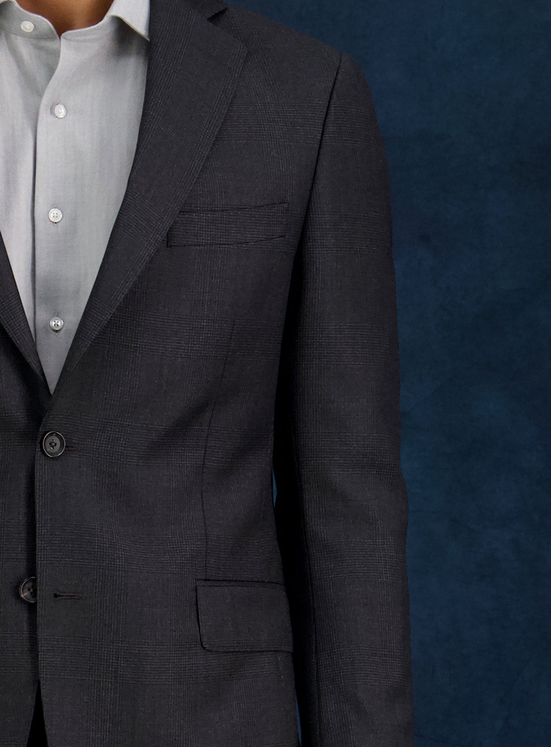 Barnsby Charcoal POW Check Suit