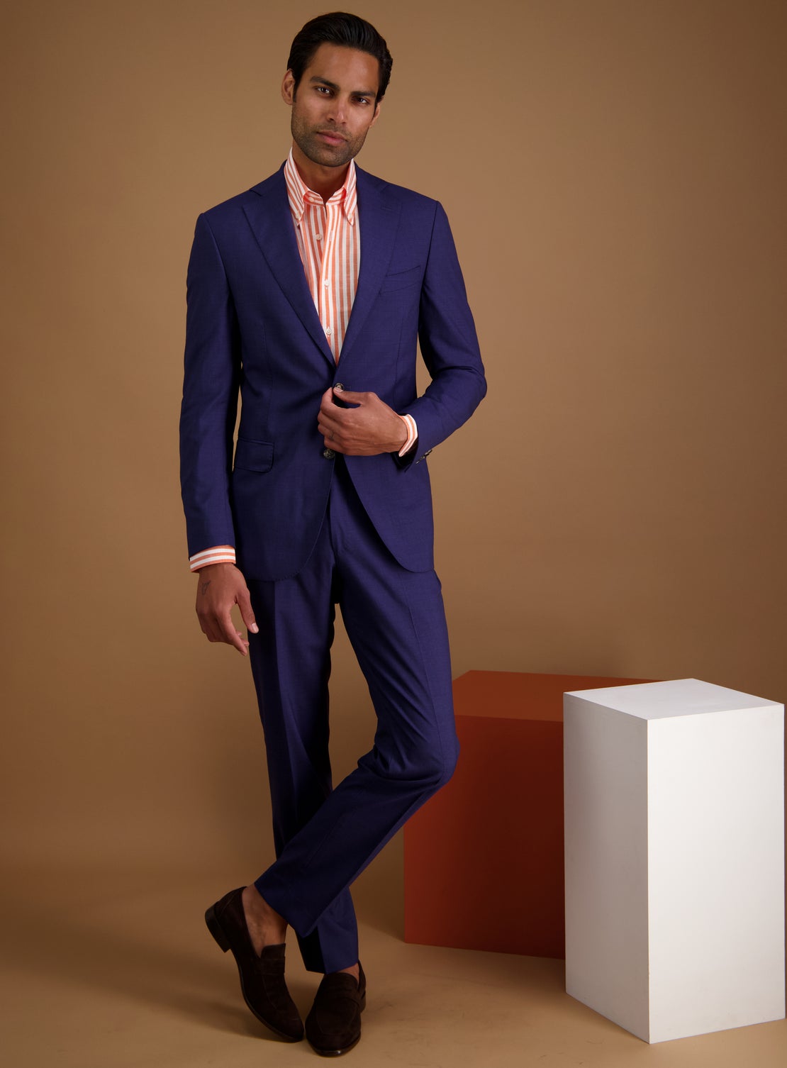 Bernardo Tropical Weave Suit