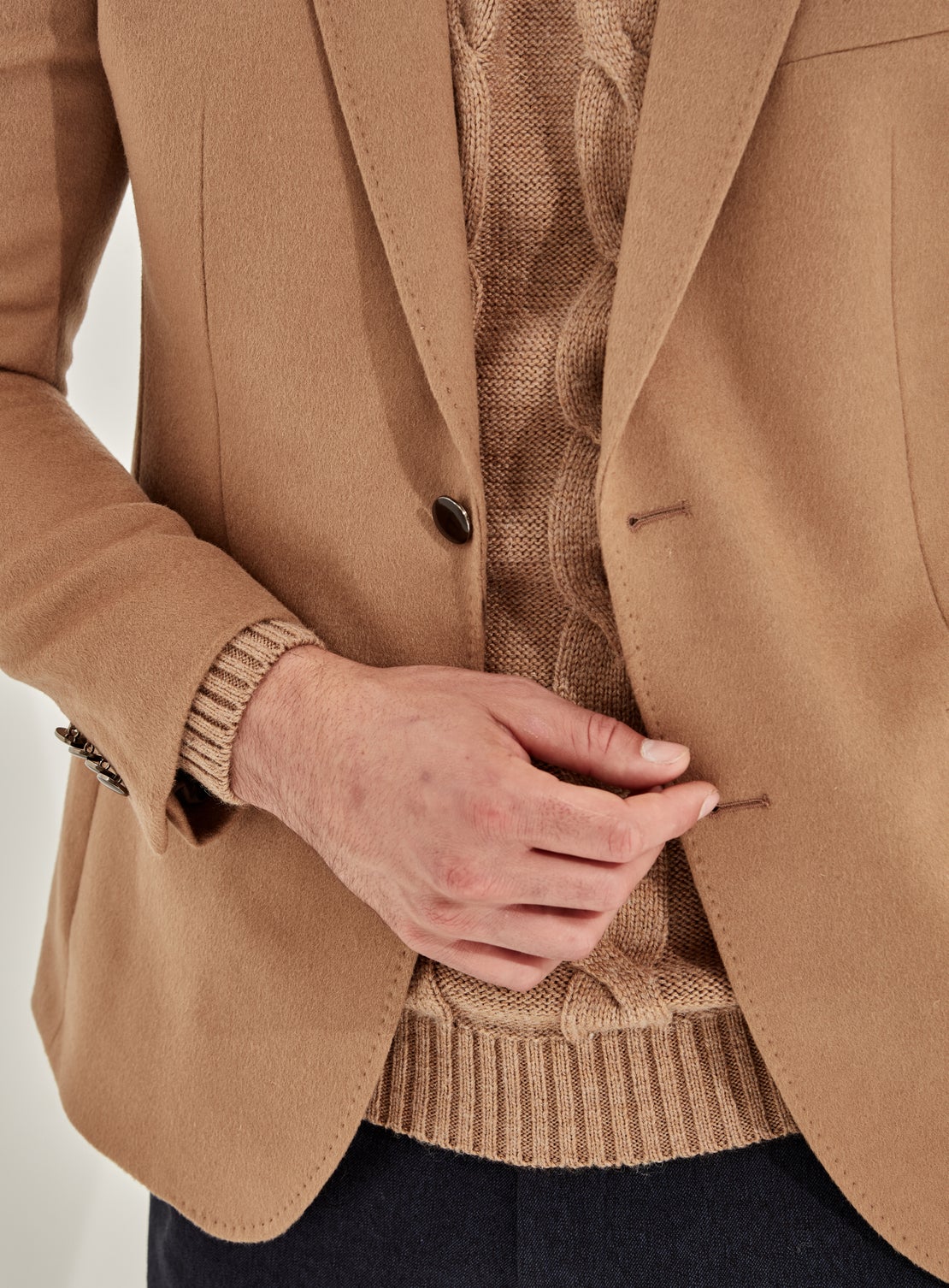Bert Camel Wool/Cashmere Jacket