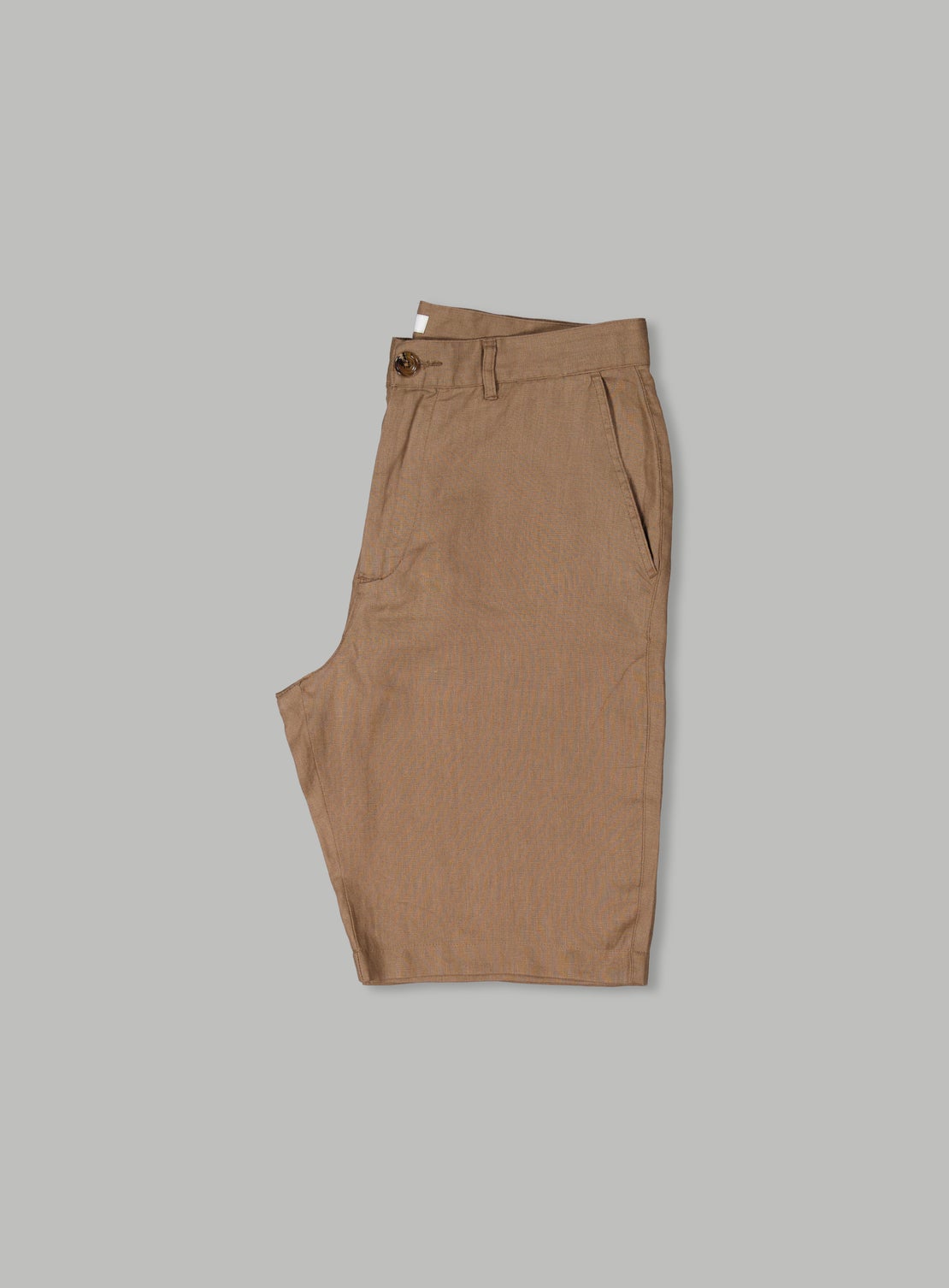 Brown Linen Short