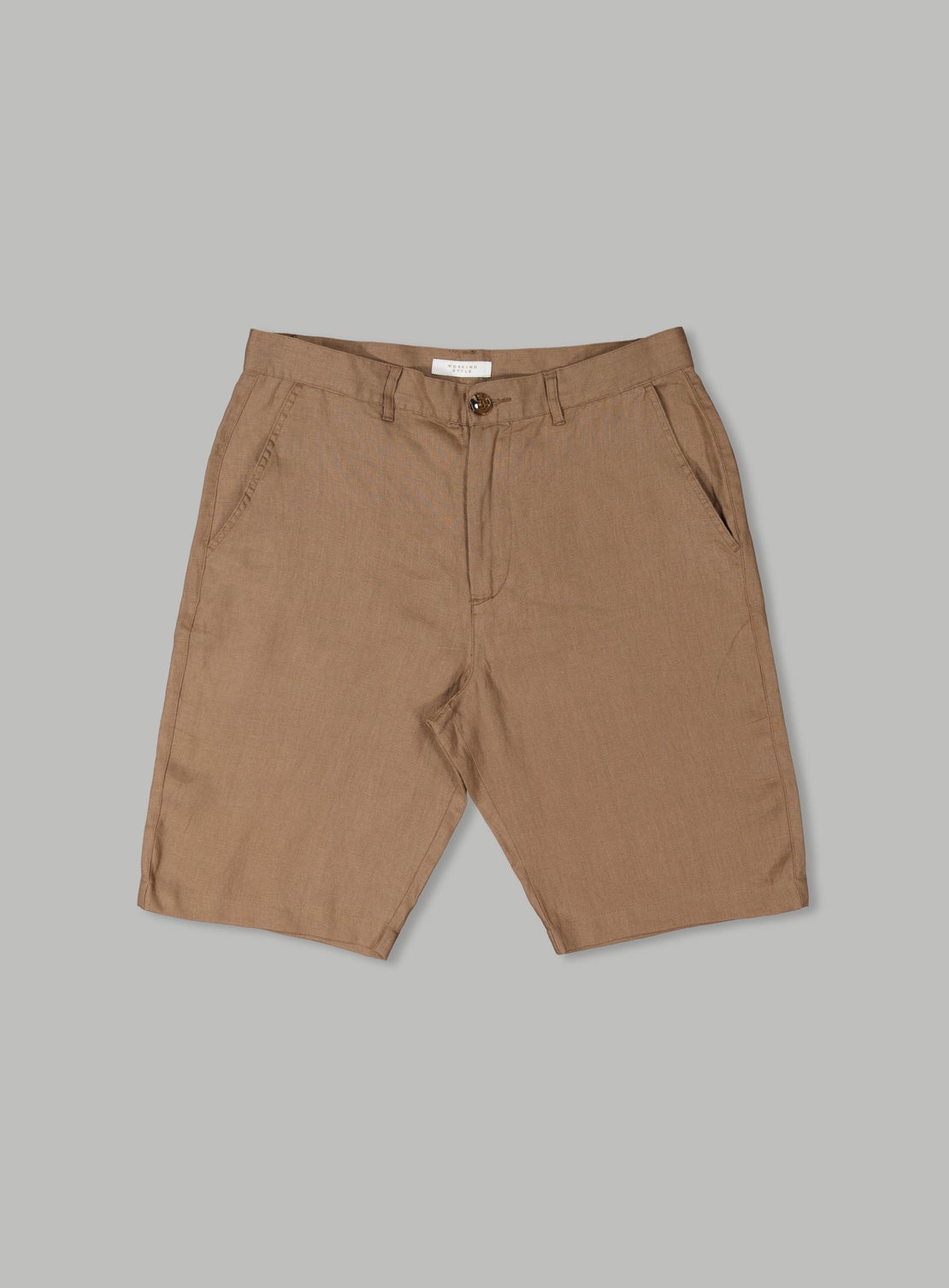 Brown Linen Short
