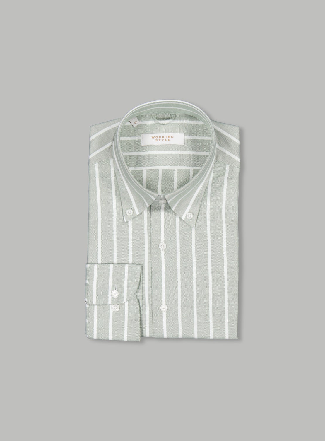 Charlie Green Stripe Oxford Shirt