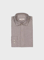 Cyrus Cotton/linen Stripe Shirt