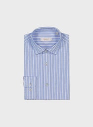 Cyrus Cotton/linen Stripe Shirt