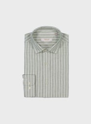 Cyrus Cotton/linen Stripe Shirt