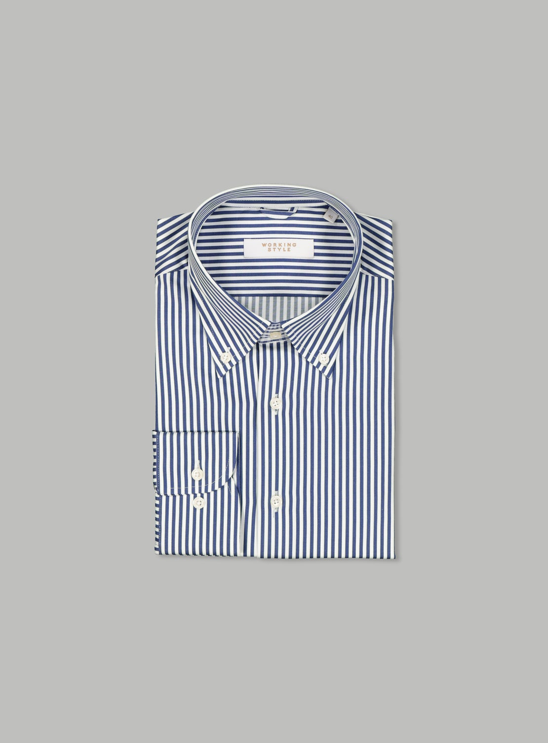 Edmondo Navy Stripe Essential Shirt