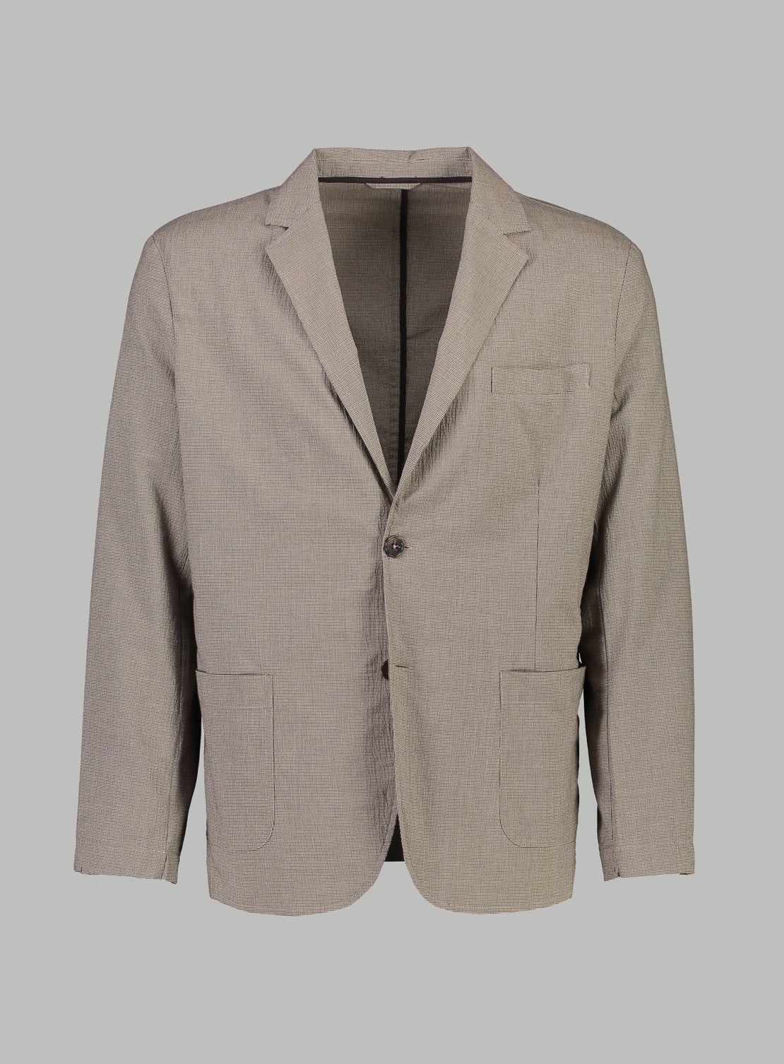 Foster Tan Houndstooth Jacket