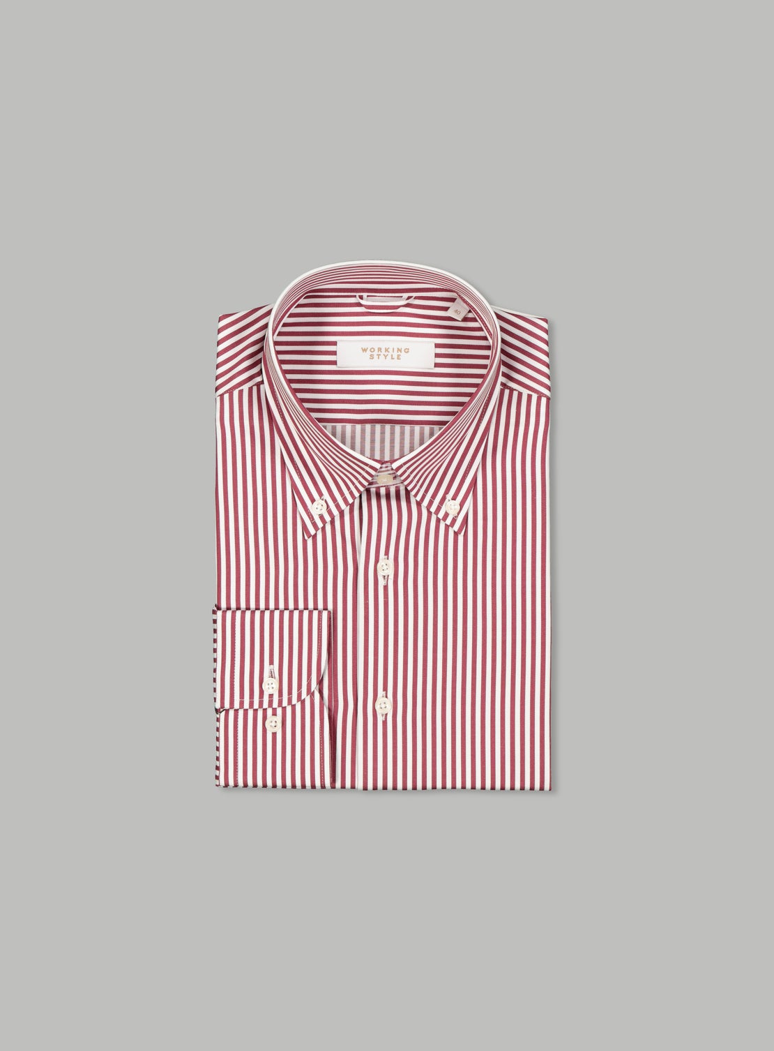 Francis Burgundy Stripe Essential Shirt
