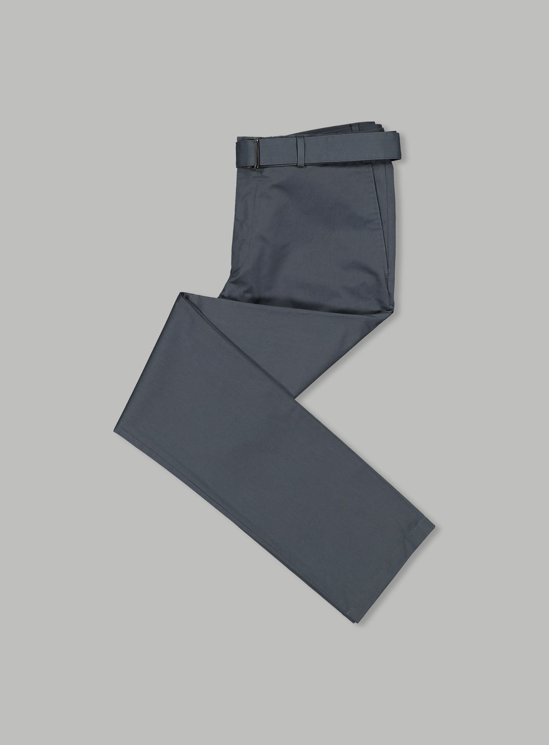 Gunmetal Cotton Trouser Separate