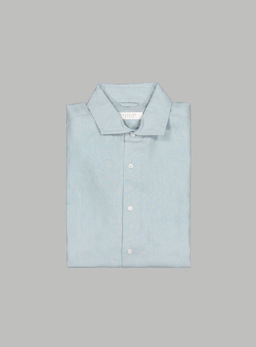 Working Style | Harold Linen Collection Shirt | Mint