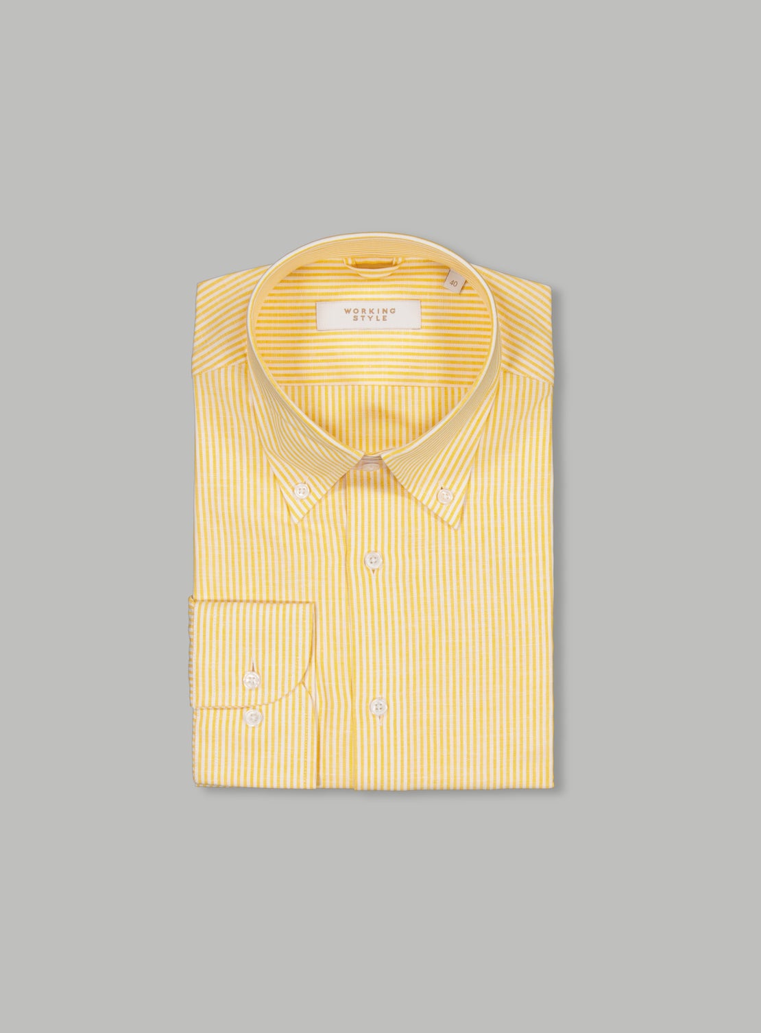 Jock Yellow Stripe Linen Shirt