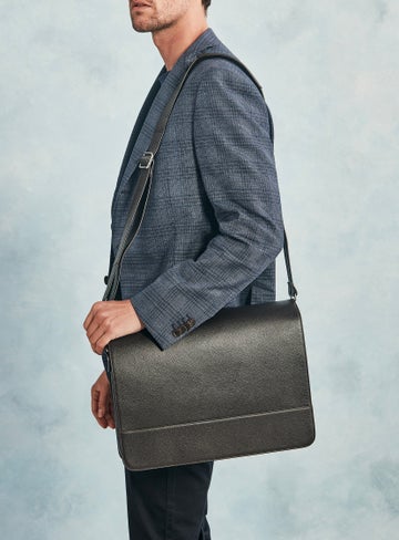 Working Style, Leather Messenger Bag