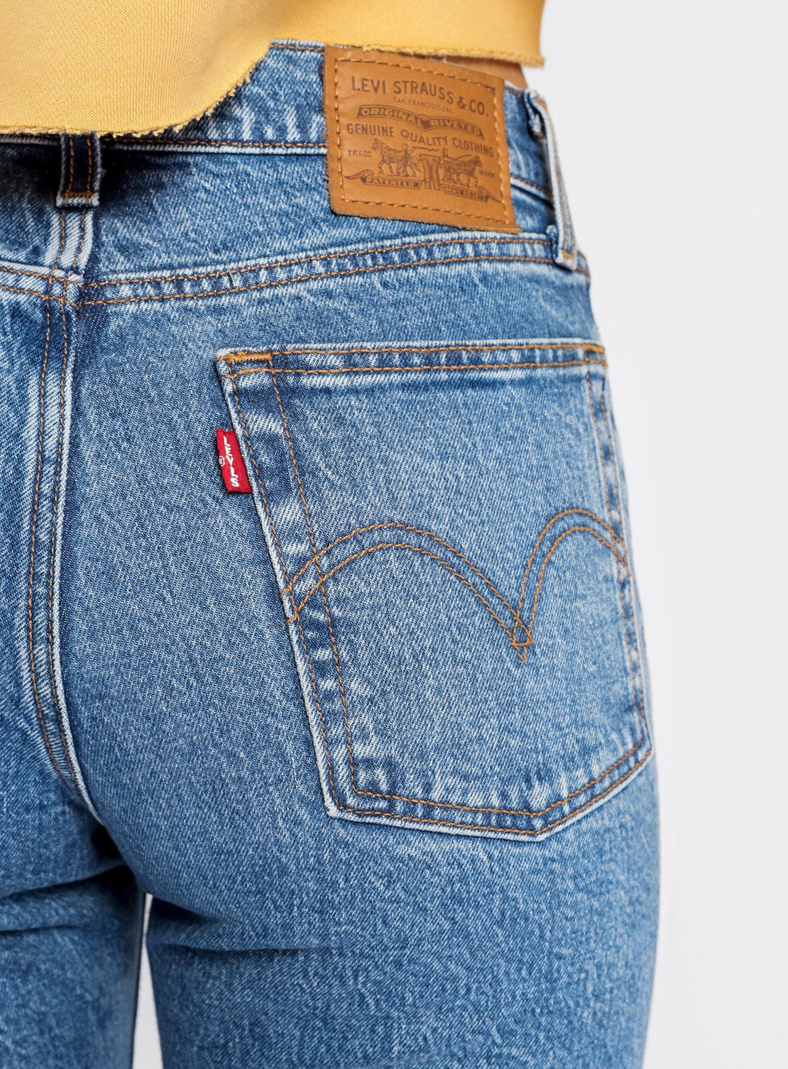 Levi's Wedgie Fit Straight Jeans - Jive Sound