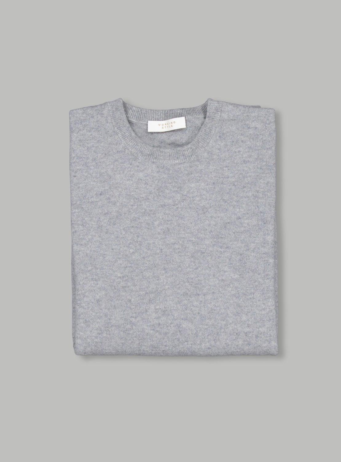 Luxe Dove Grey Cashmere Knit