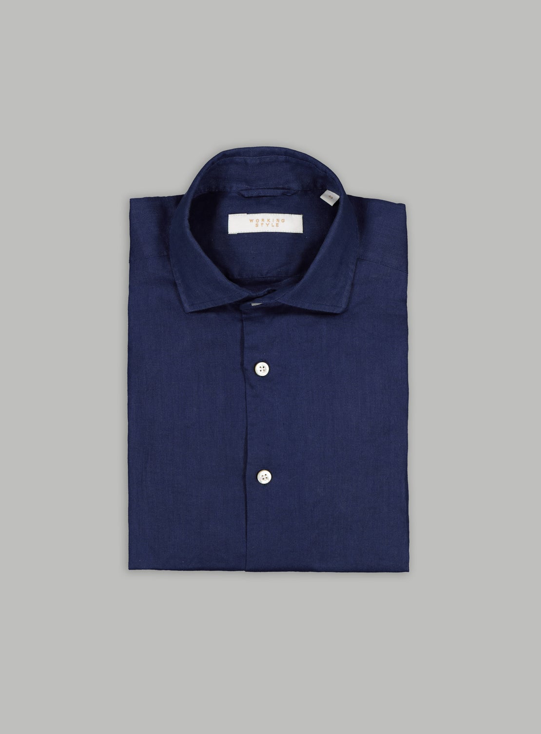 Navy Linen Shirt - Product - Working Style