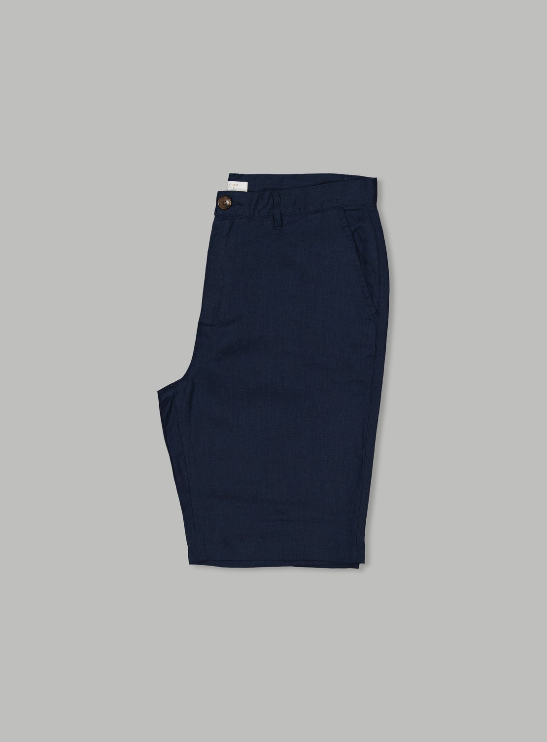 Navy Linen Short