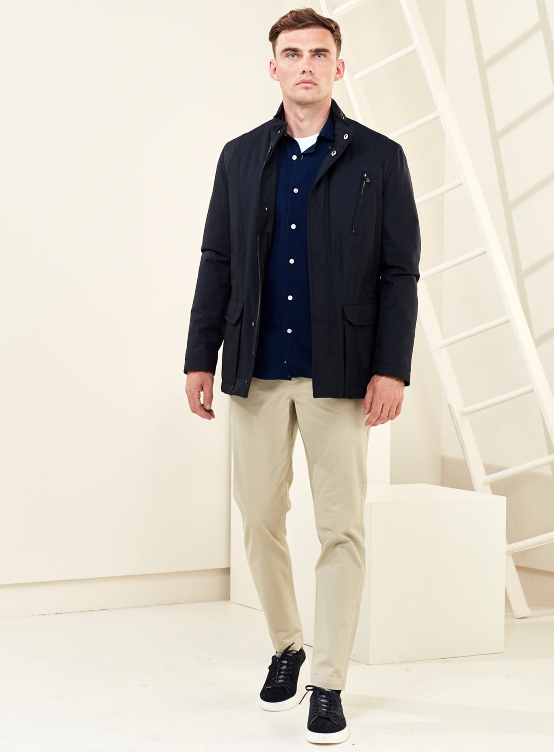 Navy Technical Jacket - Product - Working Style