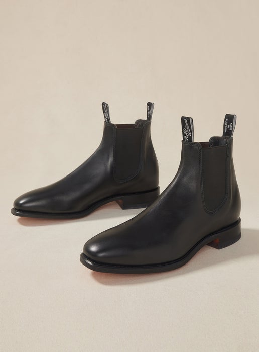 Working Style | Rm Williams Comfort Craftsman Boot - Black | Black