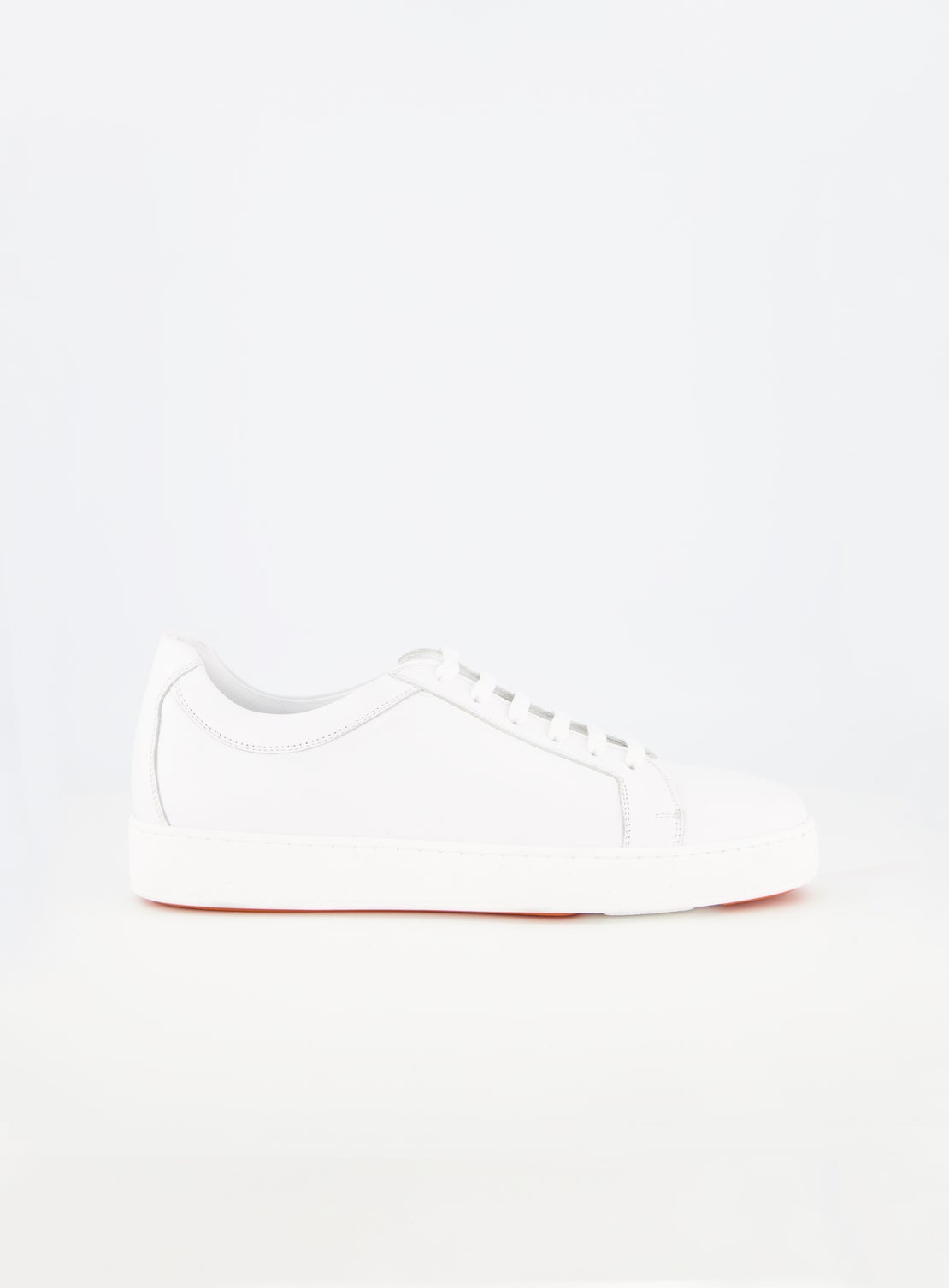 Rome White Sneaker With White Sole