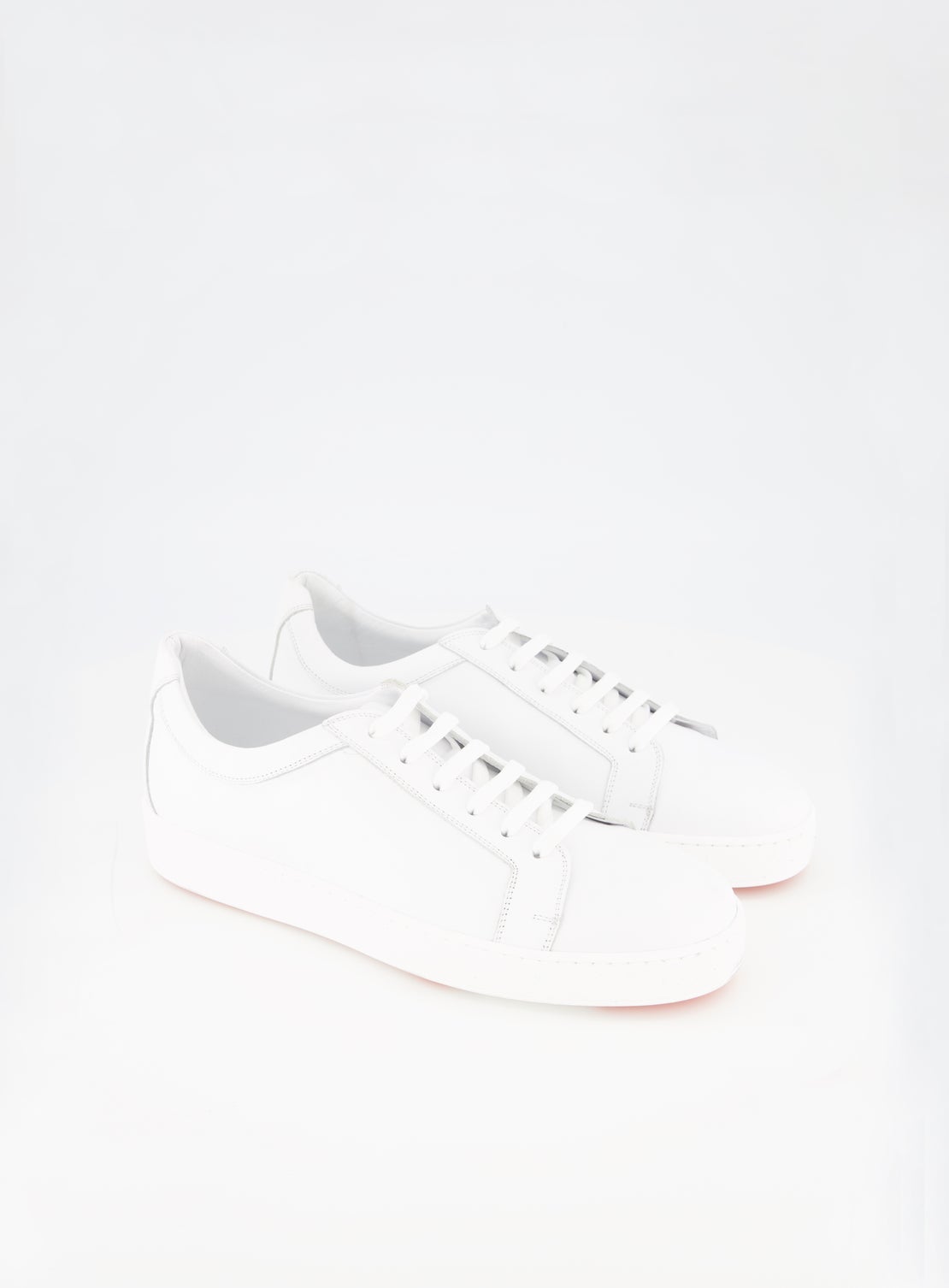 Rome White Sneaker With White Sole