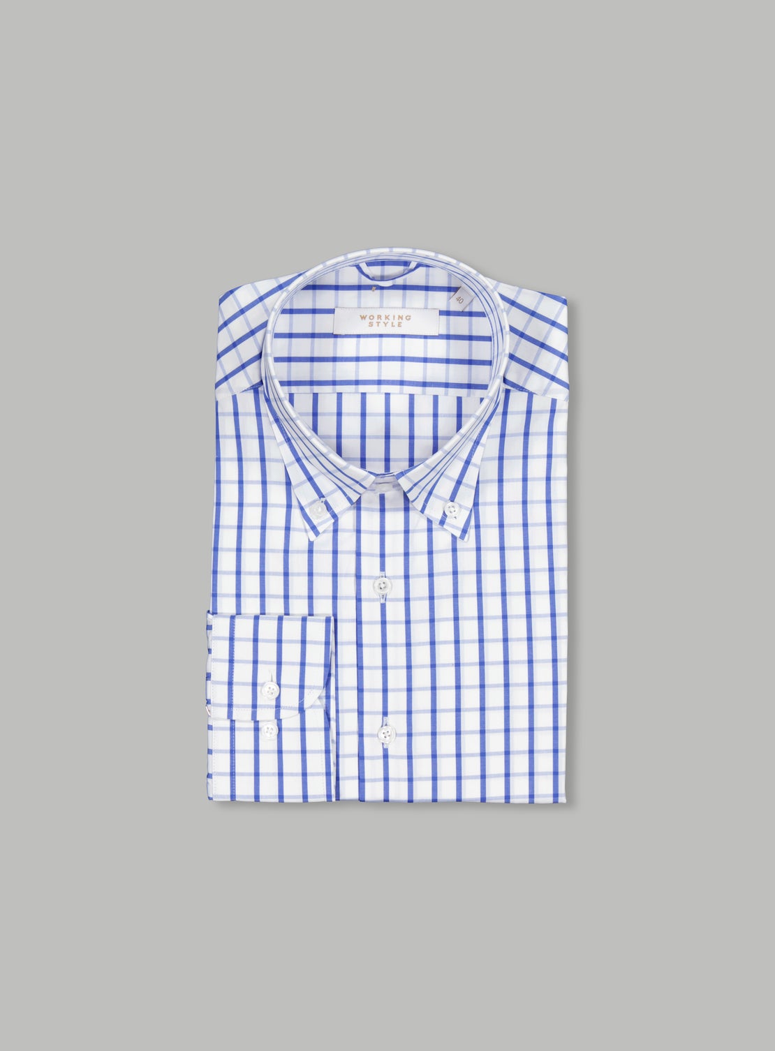Sonny Blue & White Check Shirt