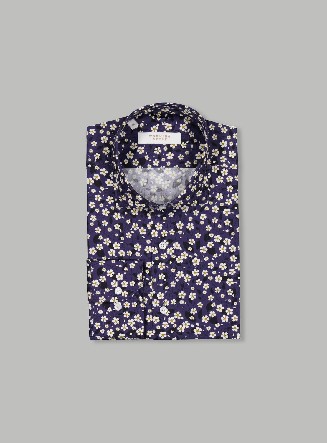 Tyrone Navy Floral Shirt