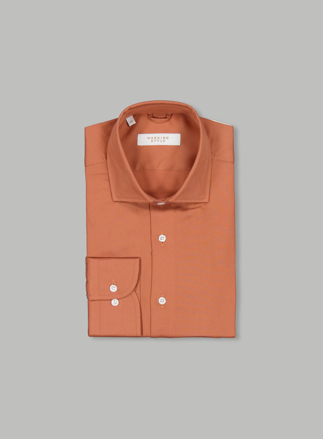 Vinny Orange Tencel Shirt