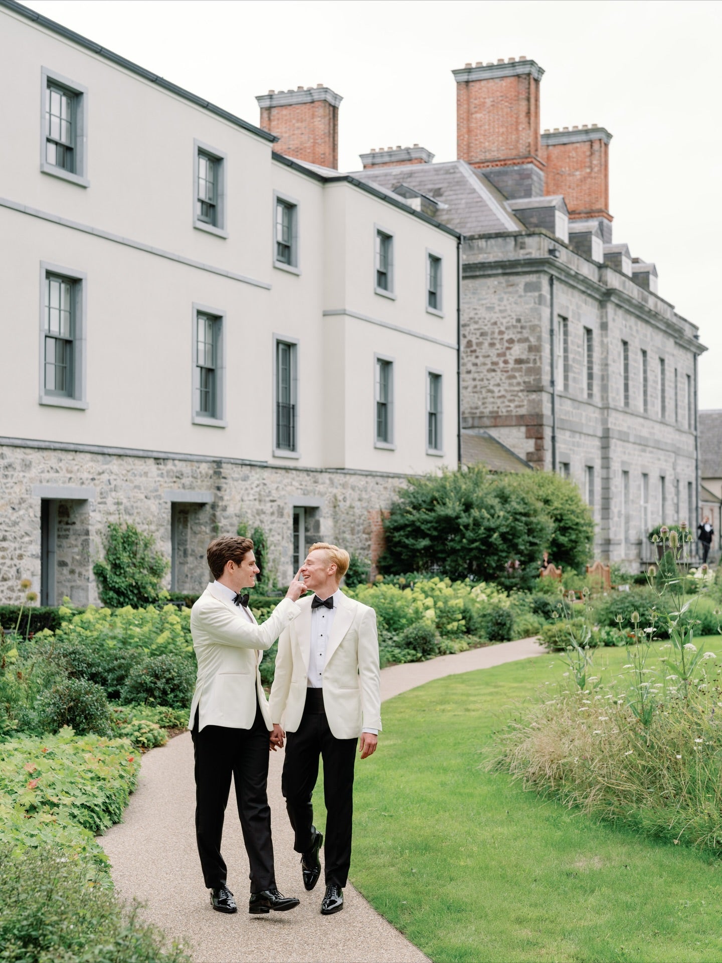 Brian and Brian ? Congratulations on your spectacular wedding day, we are honoured to be a part of your story. A lovely testimonial written by the newlyweds:

“We could tell the minute we met John that he had style. He listened carefully to what we wanted, offered his expert advice with such grace, and somehow managed to turn our vague ideas into something that felt undeniably us.

The suits he crafted were nothing short of perfection — tailored with precision, finished with flair, and made to feel as natural as a second skin. They didn’t just fit the day; they fit the moment.

We’ve already decided those suits will make an appearance on our anniversary every year — even if it’s just for a casual lunch. Because when something’s made with that much care, it deserves to be celebrated again and again.”